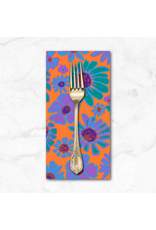PD's Kaffe Fassett Collection Kaffe Collective, Bloomers in Orange, Dinner Napkin