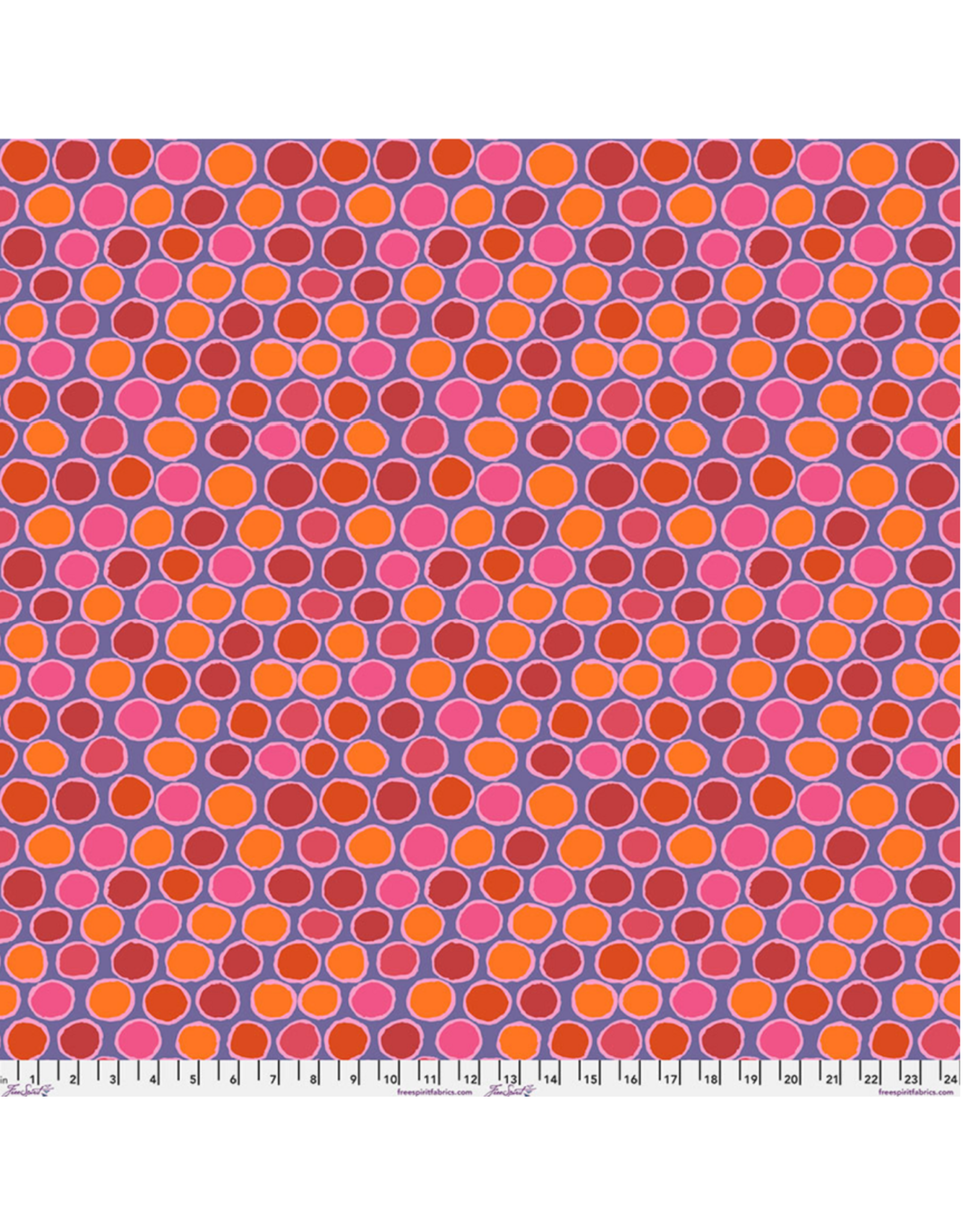 Kaffe Fassett Collective Kaffe Collective, Penny-wise in Red, Fabric Half-Yards