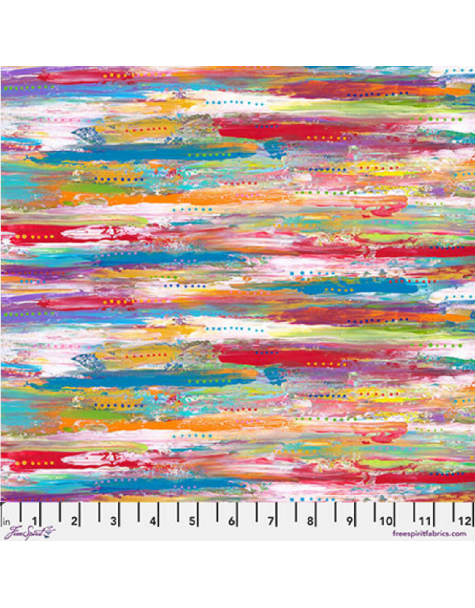 PD'S Free Spirit Collection Soda Pop, Ripple in Multi, Dinner Napkin