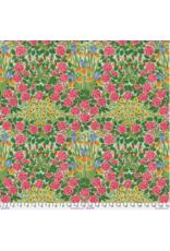 William Morris & Co. 108" Quilt Backs, Bedford Park Campanula in Seaglass, Fabric Half-Yards