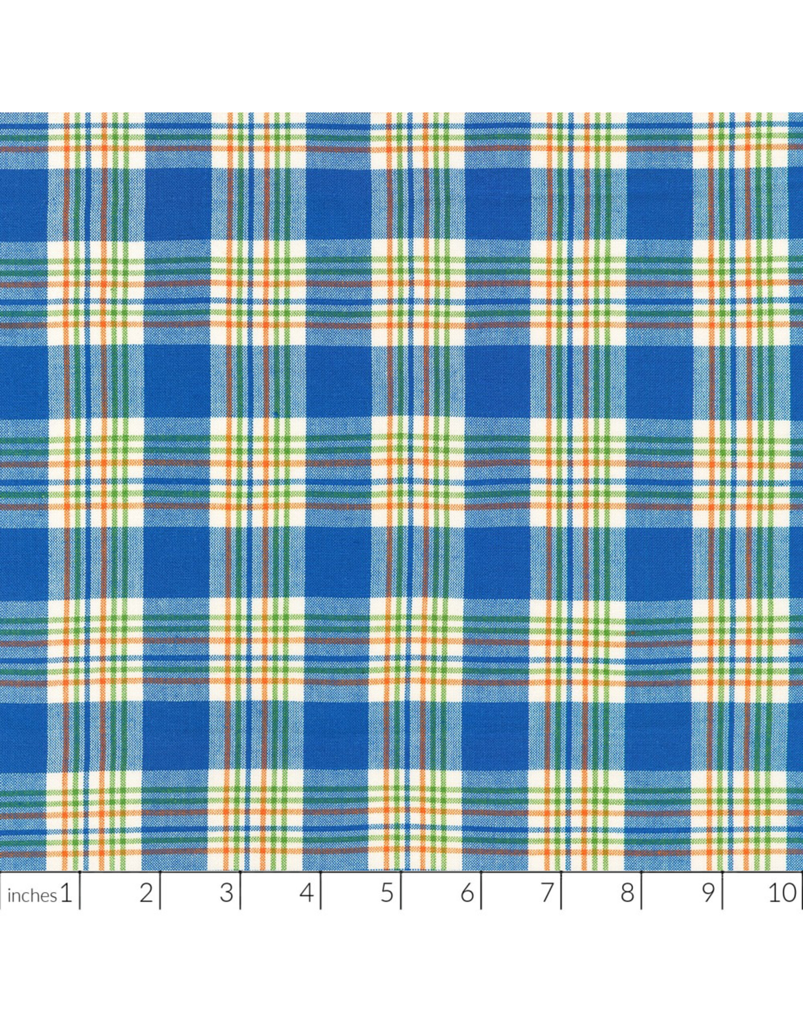 Robert Kaufman Kona Loomworks Wovens, Summer Breeze in Coastline, Fabric Half-Yards