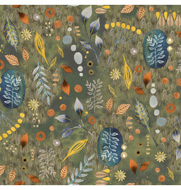 Essoldo Design Flora & Form, Forage in Labradorite, Fabric Half-Yards