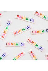 Sarah Hearts Rainbow Handmade - Woven Label Tags, Set of 8