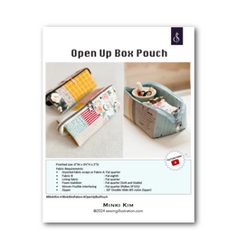 Minki Kim Open Up Box Pouch Pattern