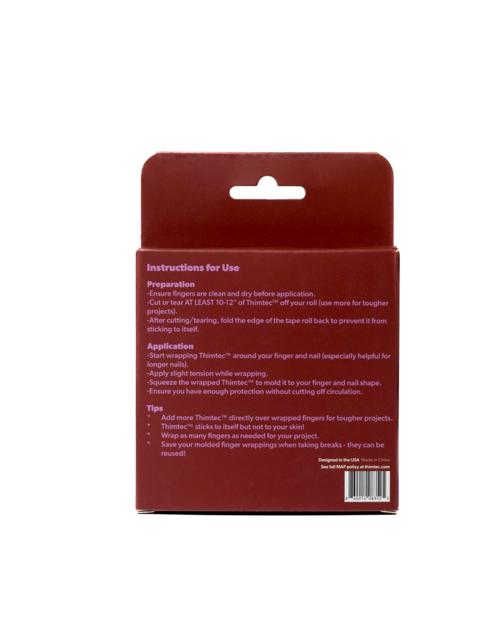 Thimtec ON ORDER-Thimtec Thimble Tape - Cherry Cola