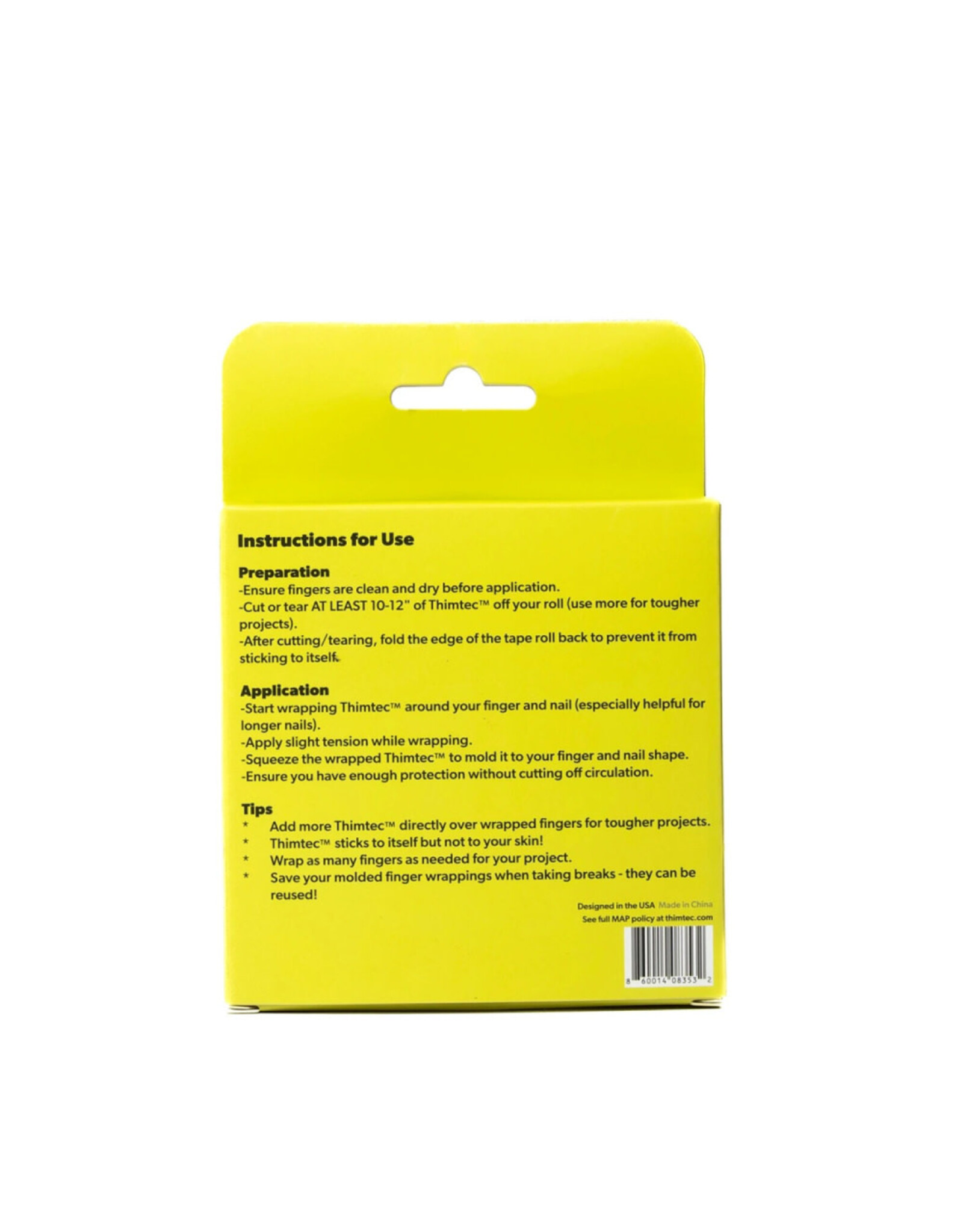 Thimtec Thimtec Thimble Tape - Caution Tape