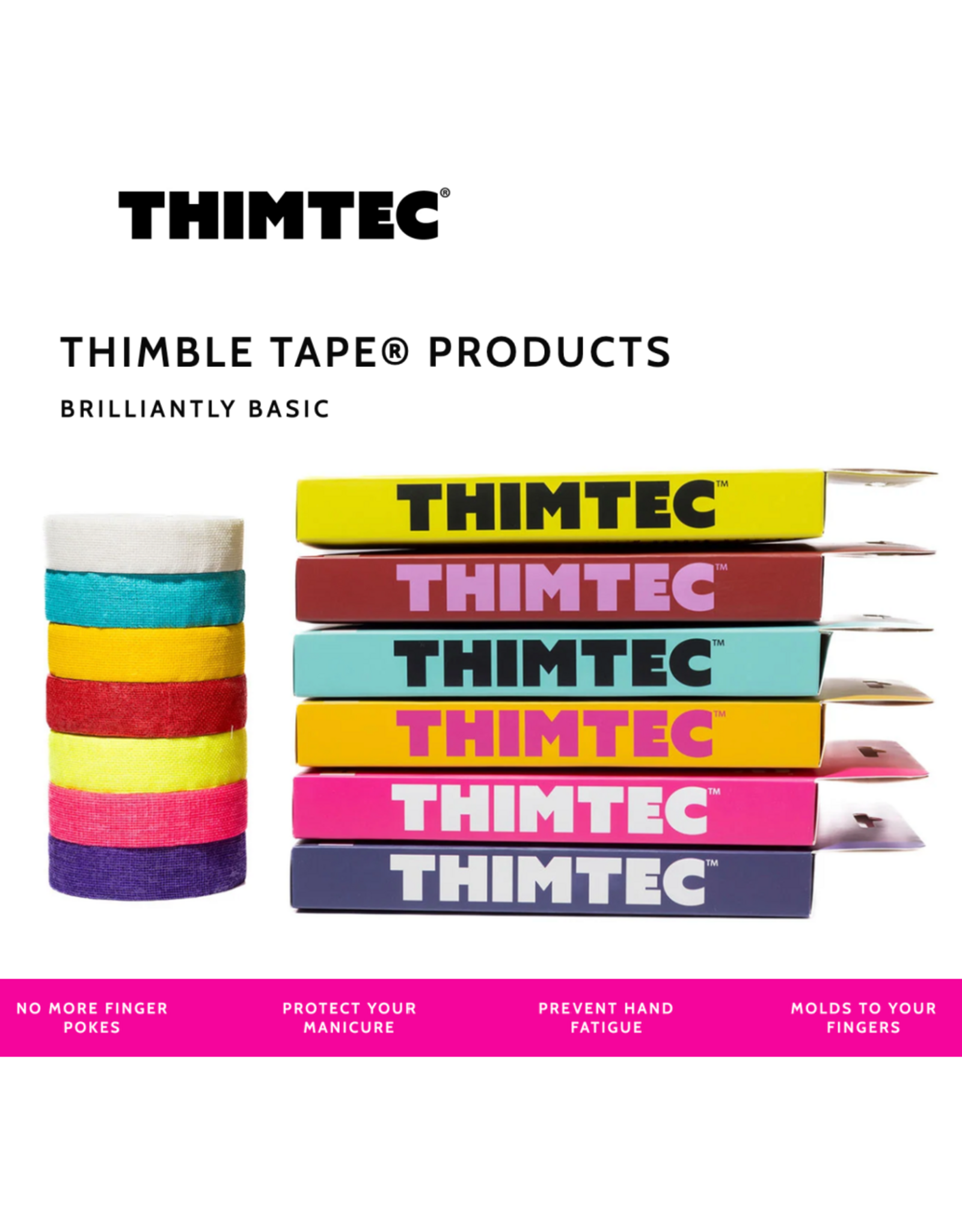 Thimtec ON ORDER-Thimtec Thimble Tape - Cherry Cola