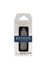 Bohin Big Eye Sharps Needles, Assorted Sized 3/9 - 15ct., Bohin