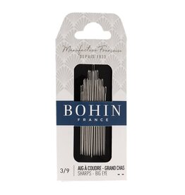 Bohin Big Eye Sharps Needles, Assorted Sized 3/9 - 15ct., Bohin
