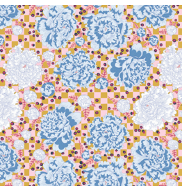 Penny Jeffries Blostma & Song, Berry Ballroom in Cerulean, Fabric Half-Yards