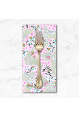 PD's Penny Jeffries Blostma & Song, Bird Candy in Rose, Dinner Napkin