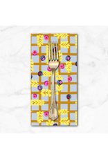 PD's Penny Jeffries Blostma & Song, Blueberry Dancefloor in Mustard, Dinner Napkin