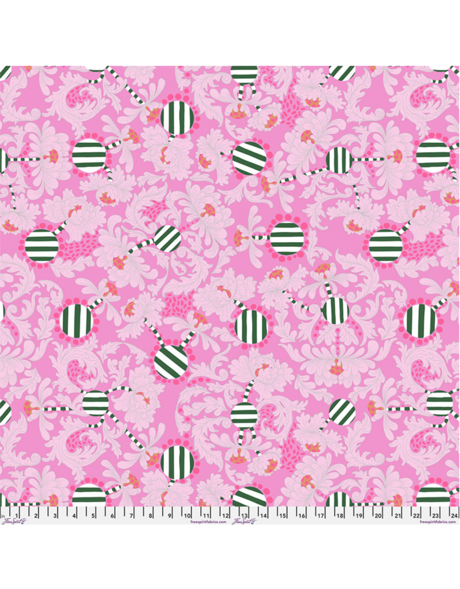 PD's Penny Jeffries Blostma & Song, Flower Tango in Rose, Dinner Napkin