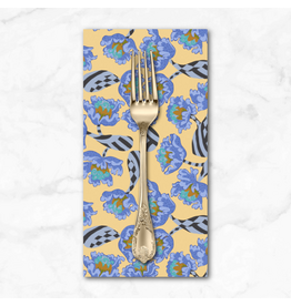 PD's Penny Jeffries Blostma & Song, Peony Bones in Lemon, Dinner Napkin