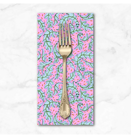 PD's Penny Jeffries Blostma & Song, Sweet Leaf in Blush, Dinner Napkin