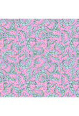Penny Jeffries Blostma & Song, Sweet Leaf in Blush, Fabric Half-Yards