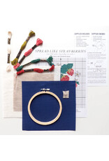 Junebug & Darlin Spread Like Strawberries Cross Stitch Kit