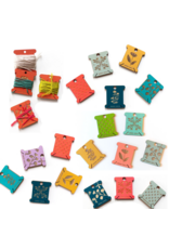 Junebug & Darlin Wooden Floss Bobbins, Set of 5