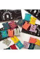 Junebug & Darlin Wooden Floss Bobbins, Set of 5