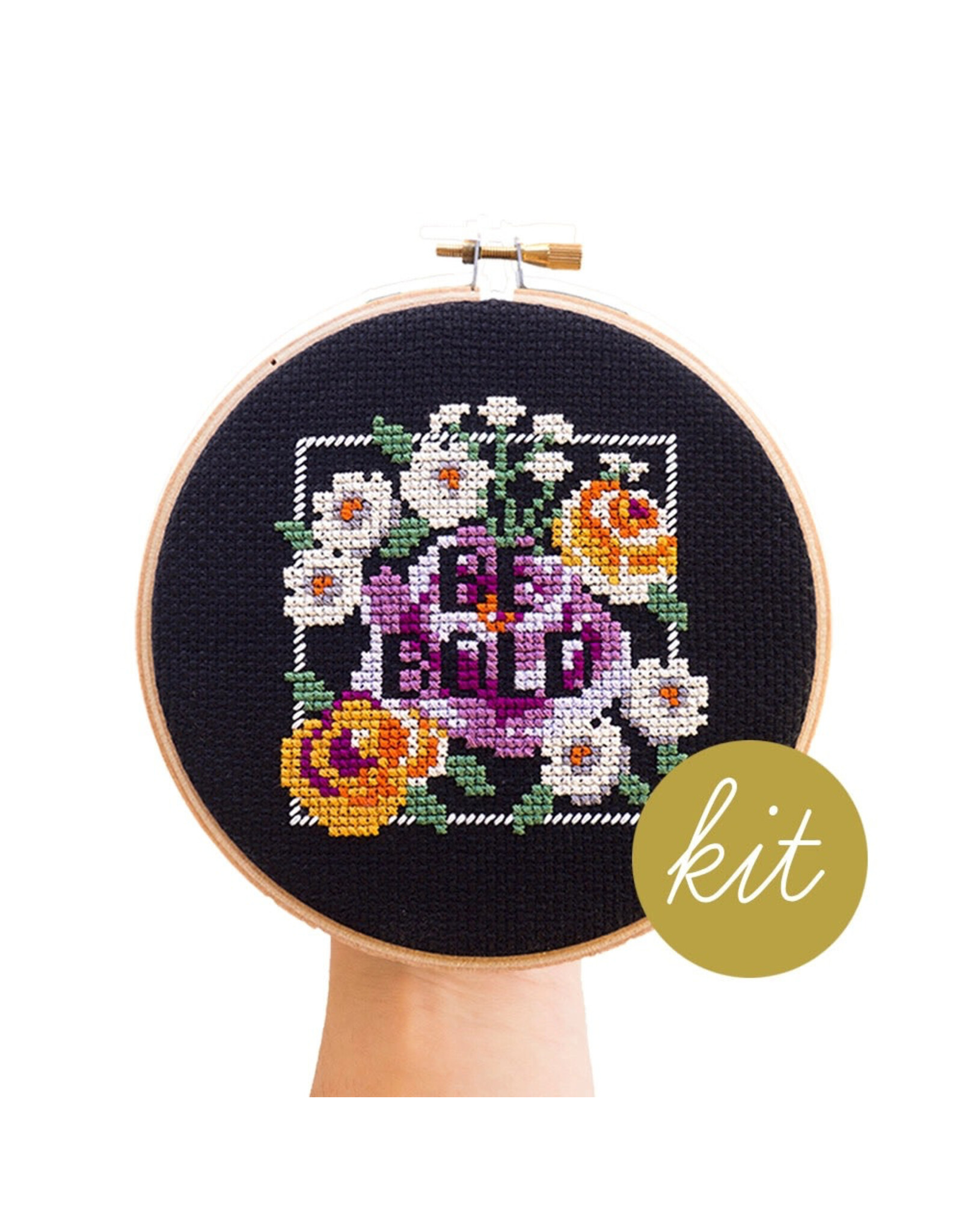 Junebug & Darlin Be Bold Cross Stitch Kit