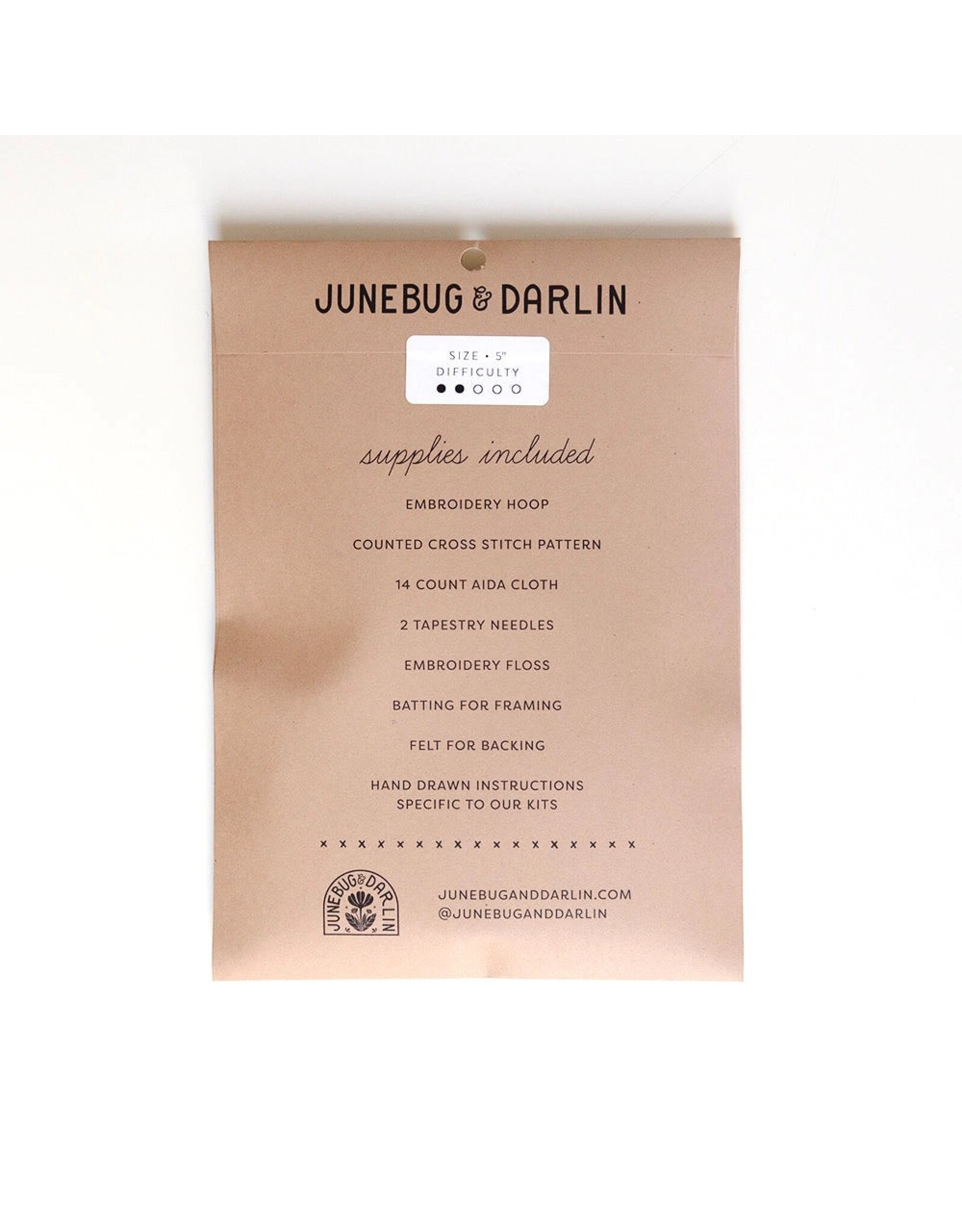 Junebug & Darlin Be Bold Cross Stitch Kit