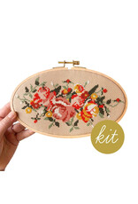 Junebug & Darlin Rosy Chaos Cross Stitch Kit