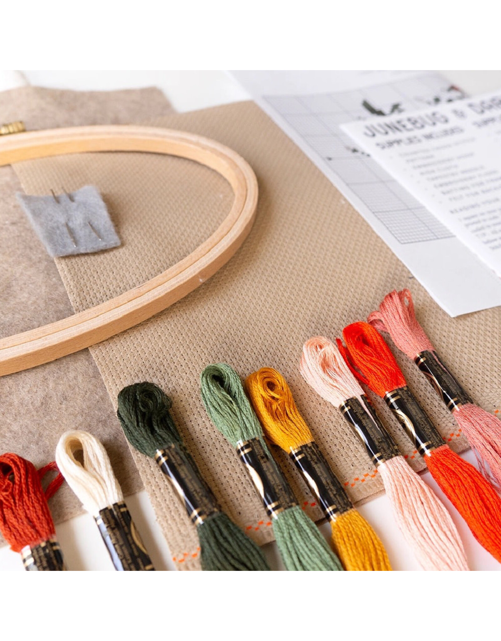 Junebug & Darlin Rosy Chaos Cross Stitch Kit