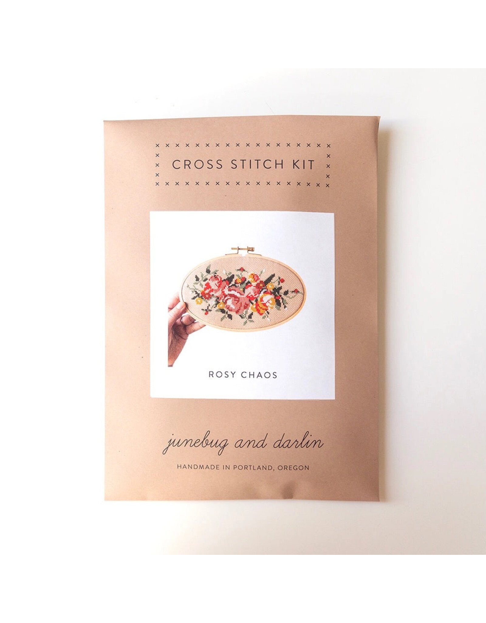 Junebug & Darlin Rosy Chaos Cross Stitch Kit