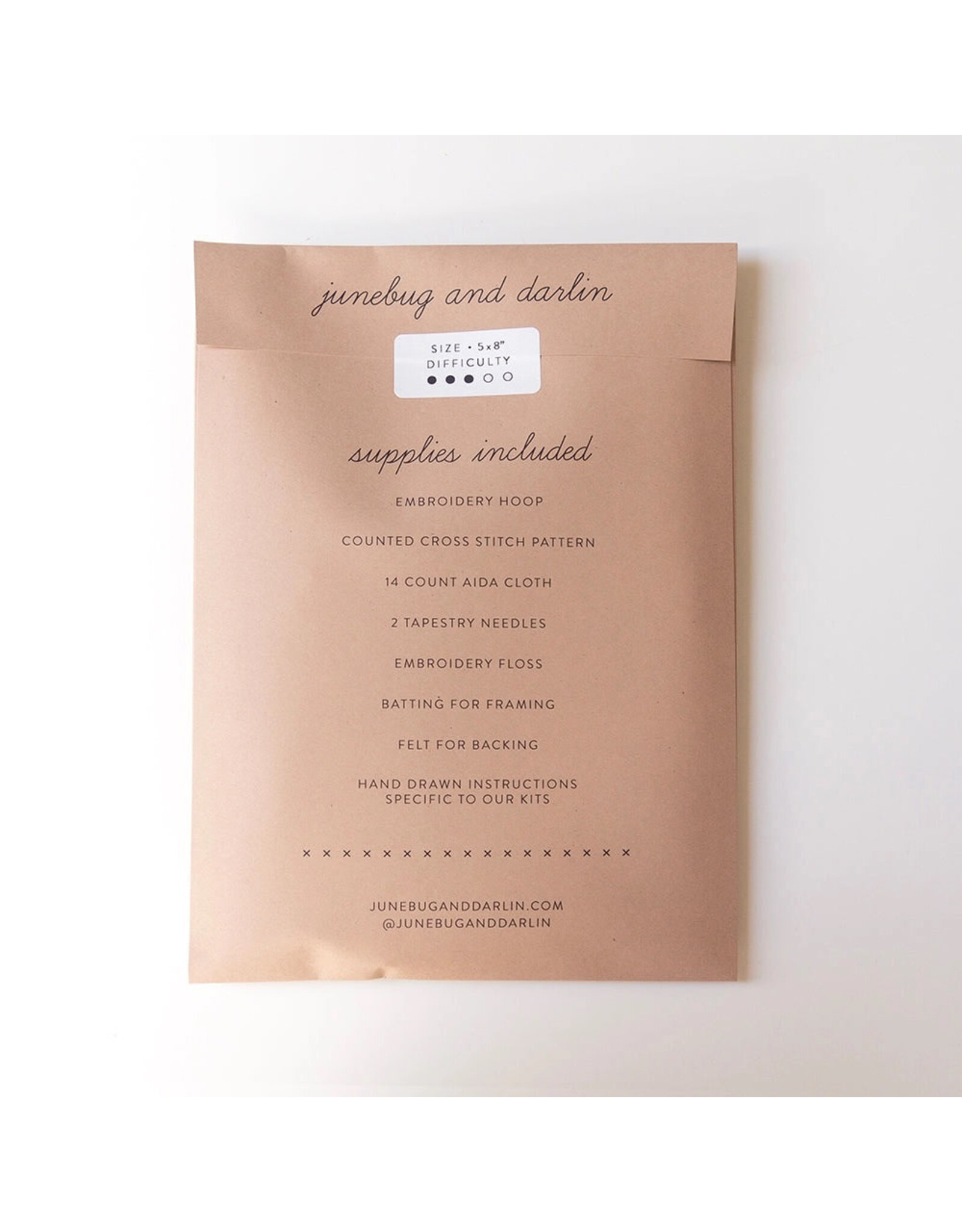 Junebug & Darlin Rosy Chaos Cross Stitch Kit