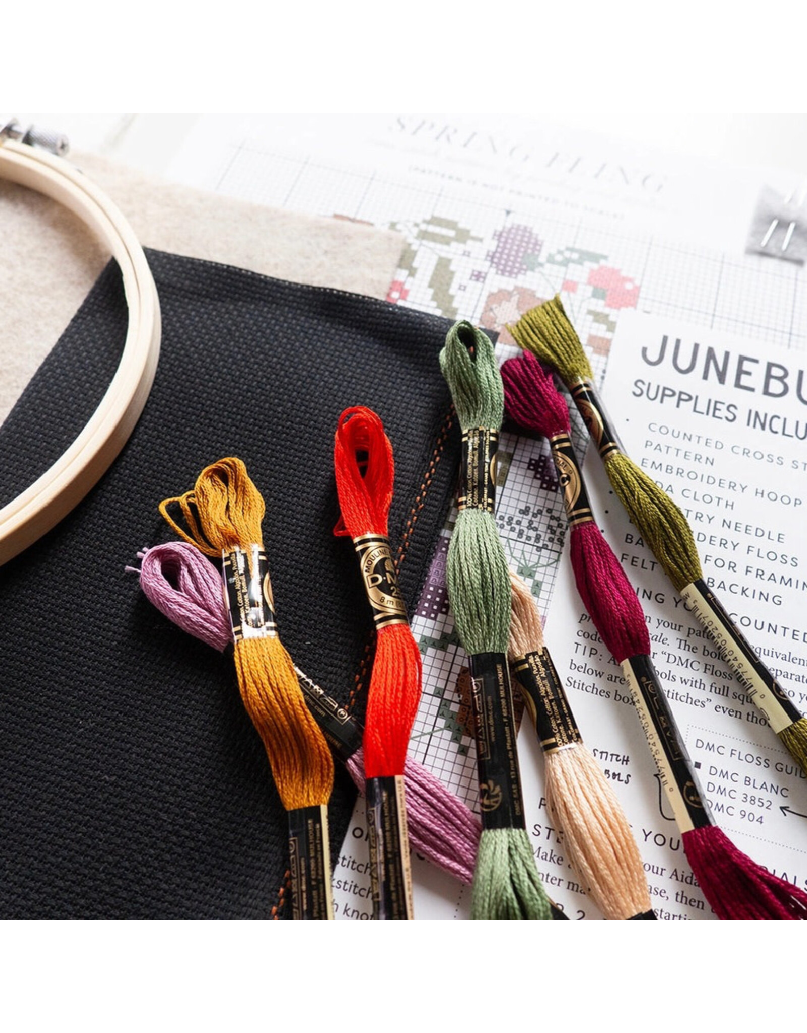 Junebug & Darlin Spring Fling Cross Stitch Kit