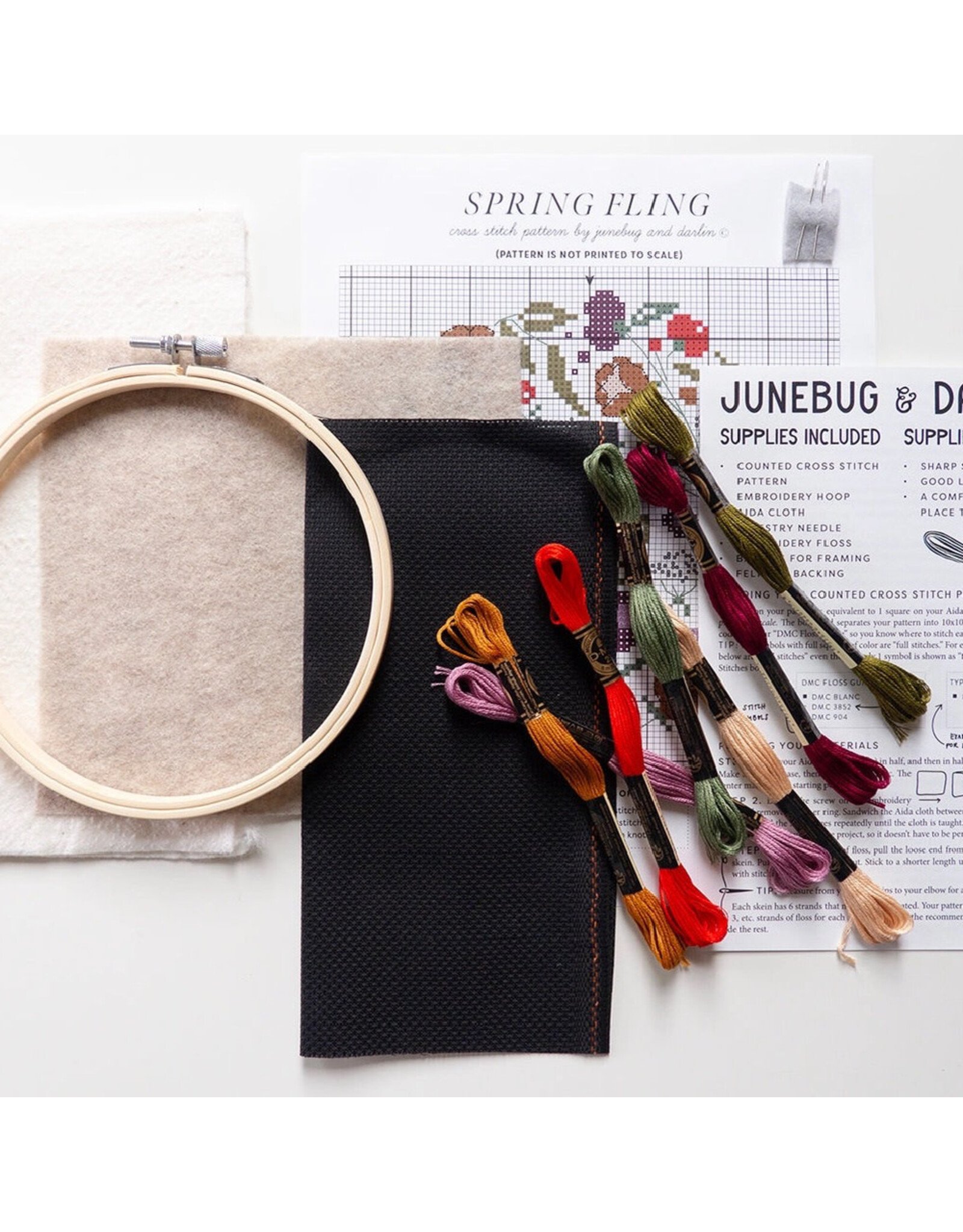 Junebug & Darlin Spring Fling Cross Stitch Kit