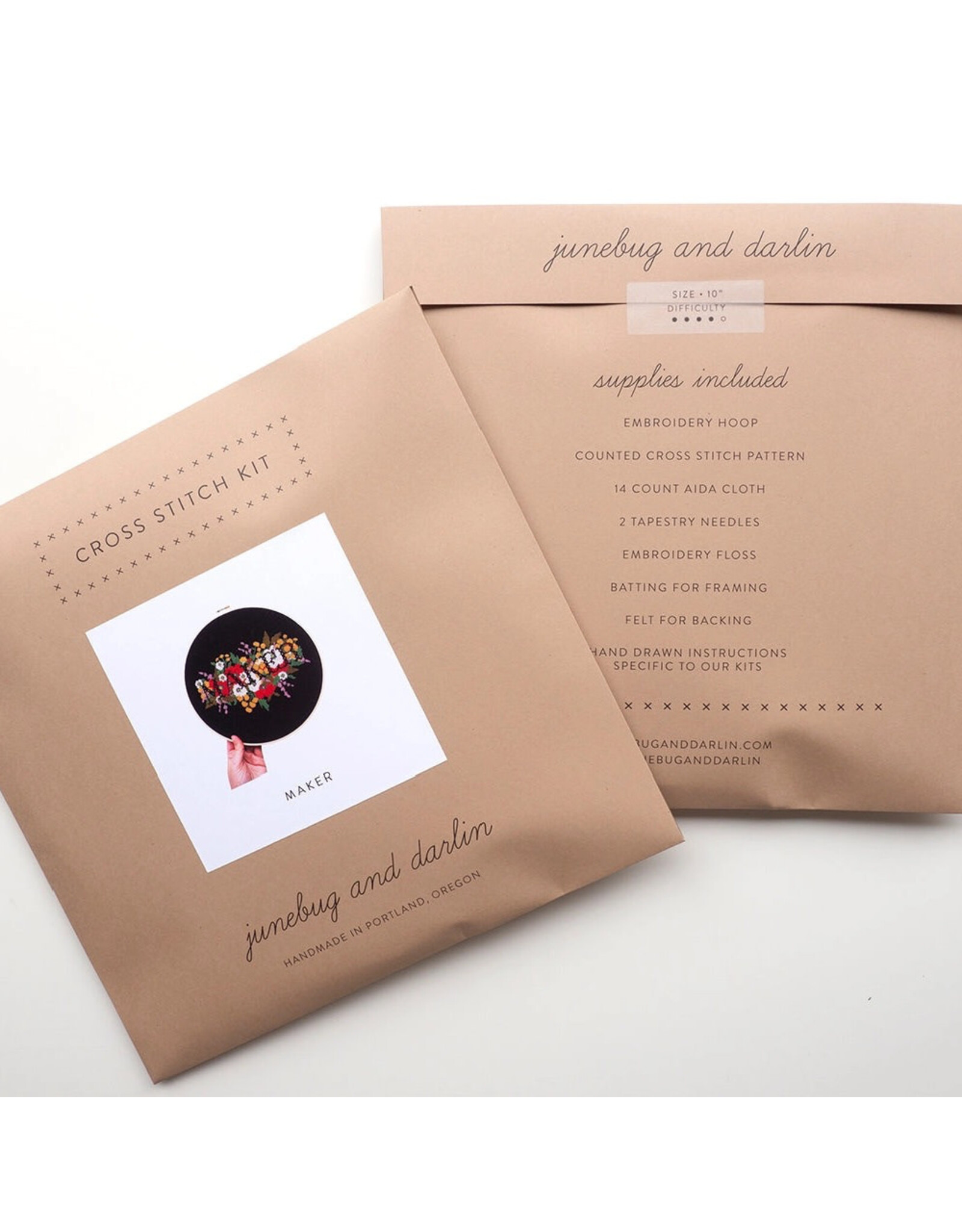 Junebug & Darlin Maker Cross Stitch Kit