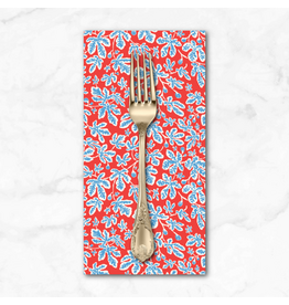 PD's Emily Taylor Collection Nice Nice, Fig Trees in Red, Dinner Napkin