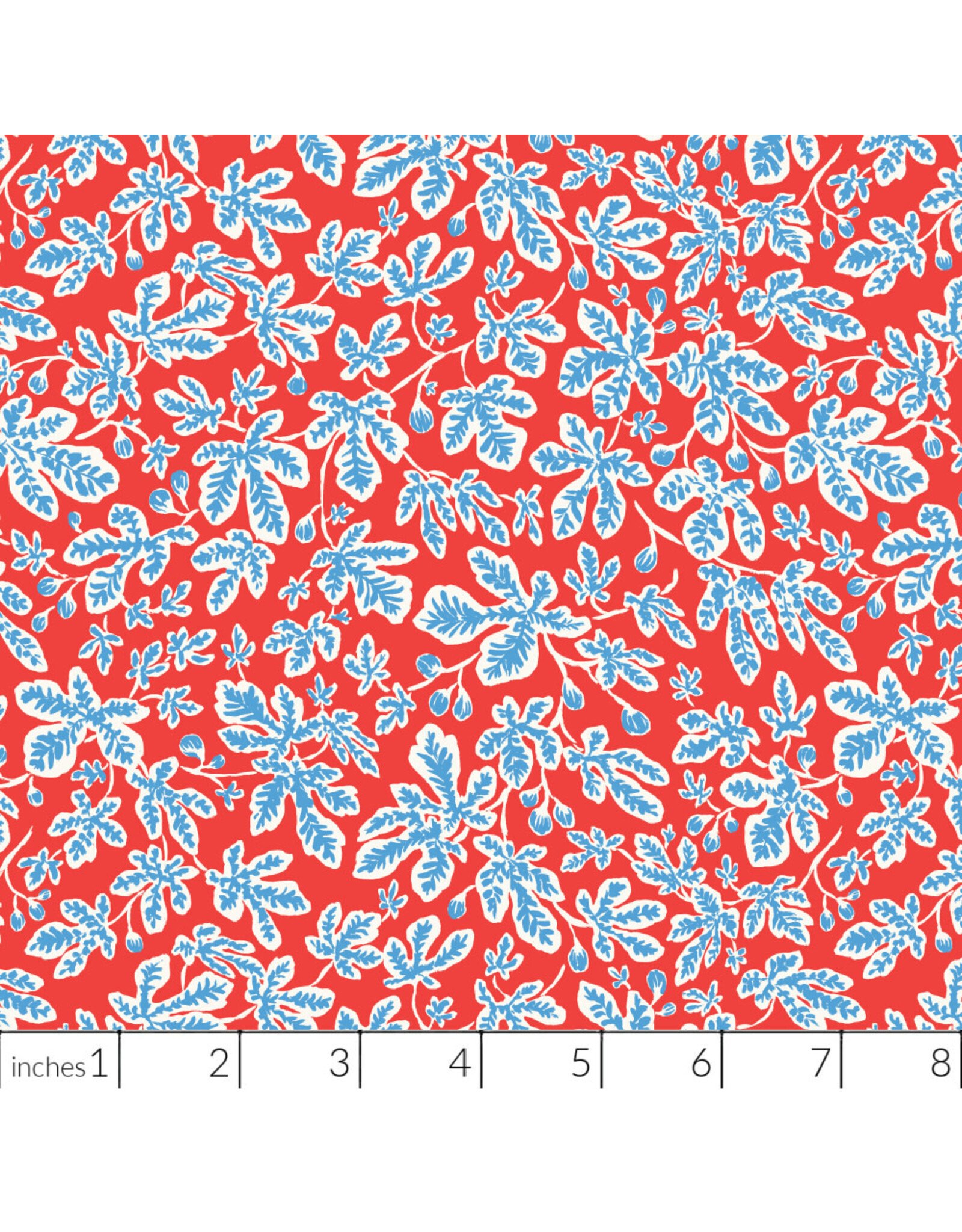 PD's Emily Taylor Collection Nice Nice, Fig Trees in Red, Dinner Napkin