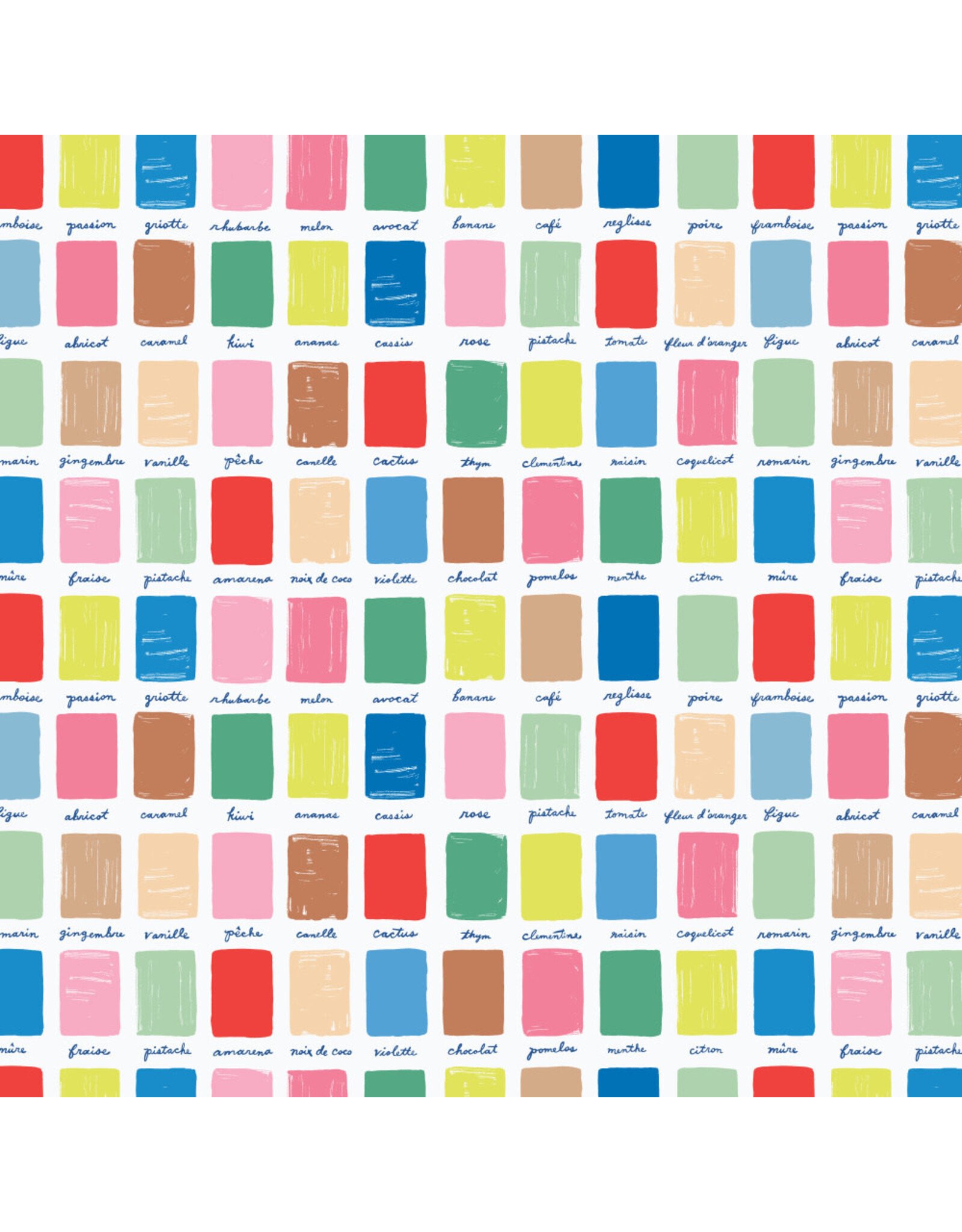 Emily Taylor Nice Nice, Gelato Palette in Multi, Fabric Half-Yards