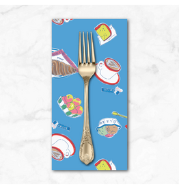 PD's Emily Taylor Collection Nice Nice, Market Morning in Blue, Dinner Napkin