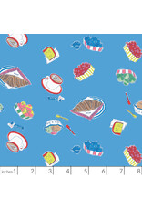 PD's Emily Taylor Collection Nice Nice, Market Morning in Blue, Dinner Napkin