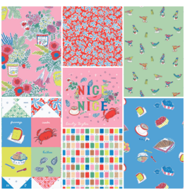 Emily Taylor Nice Nice, Fat Quarter Bundle containing 6 pcs.