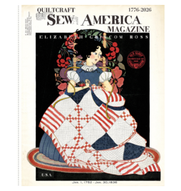 J. Wecker Frisch Sew America, Betsy Ross, 36" x 44" Fabric Panel