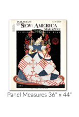 J. Wecker Frisch Sew America, Betsy Ross, 36" x 44" Fabric Panel