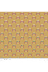 Riley Blake Fabrics Independence, Old Glory in Gold,  Fabric Half-Yards