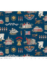 Riley Blake Fabrics Independence, Main in Oxford, Fabric Half-Yards