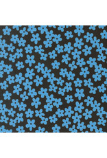 Alli K Design True to Hue, Petal Accent in Night Blue, Fabric Half-Yards