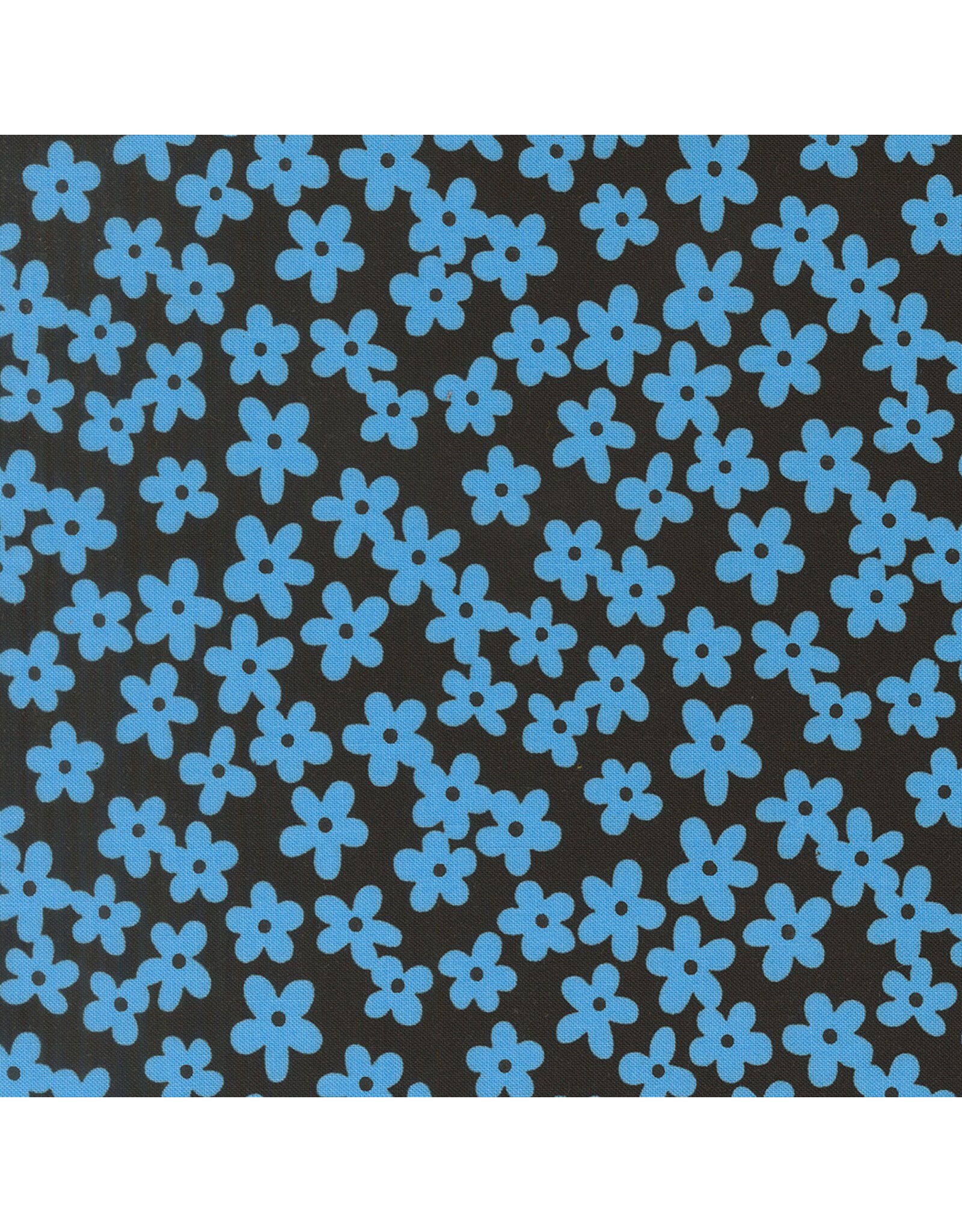 Alli K Design True to Hue, Petal Accent in Night Blue, Fabric Half-Yards