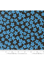 Alli K Design True to Hue, Petal Accent in Night Blue, Fabric Half-Yards