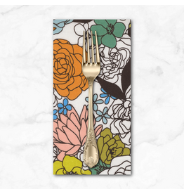 PD's Alli K Collection True to Hue, Hidden Facet Florals in Love Dove, Dinner Napkin