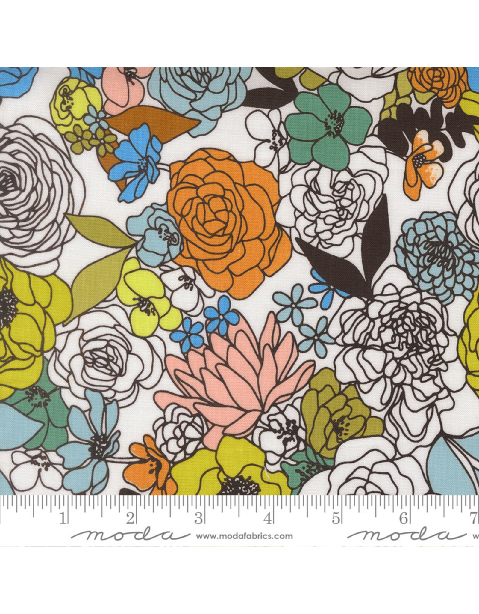 PD's Alli K Collection True to Hue, Hidden Facet Florals in Love Dove, Dinner Napkin