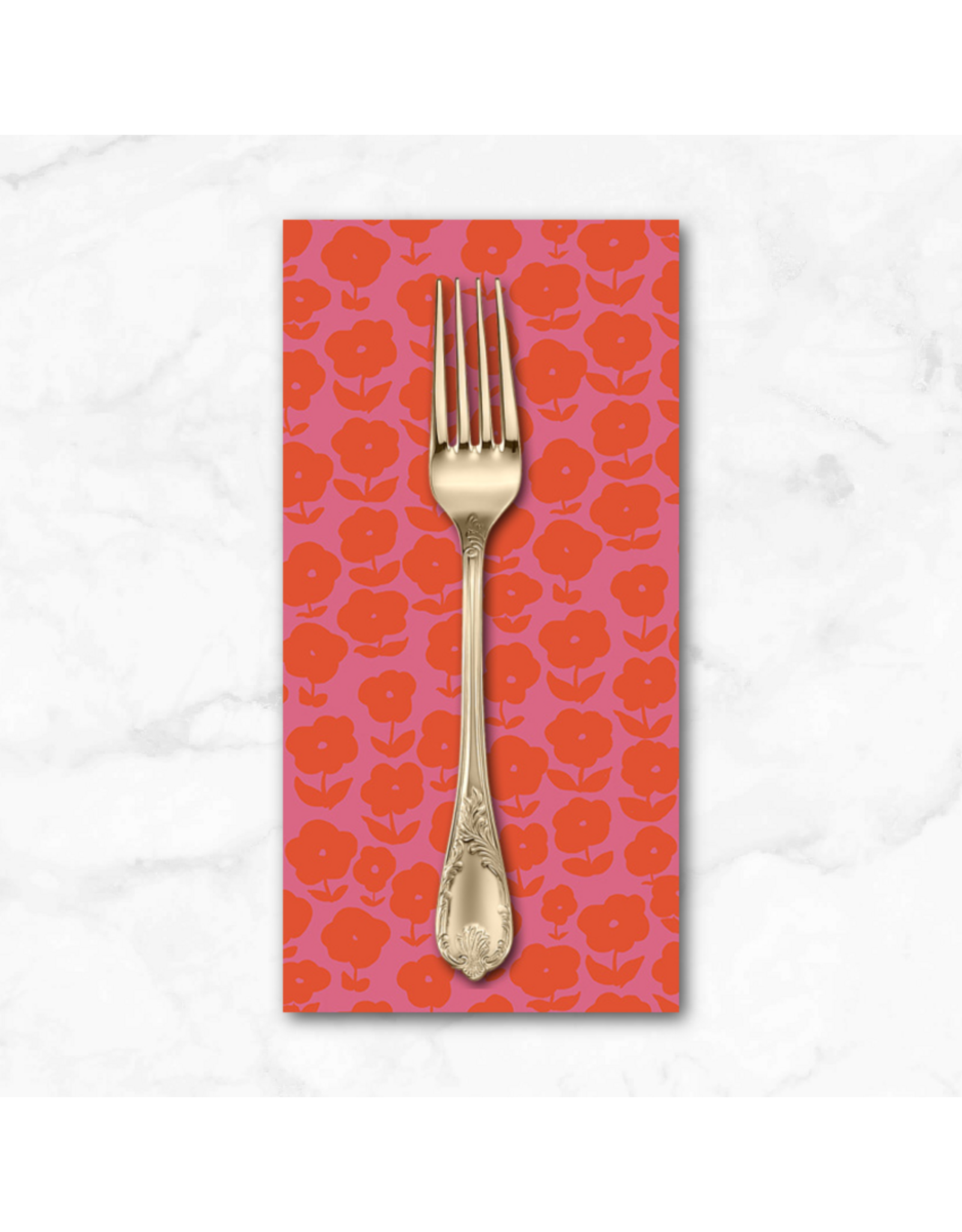 PD's Heather Ross Collection Ruby and Bee Blenders, Puffy Daisy in Purple Red, Dinner Napkin