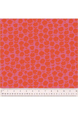 PD's Heather Ross Collection Ruby and Bee Blenders, Puffy Daisy in Purple Red, Dinner Napkin