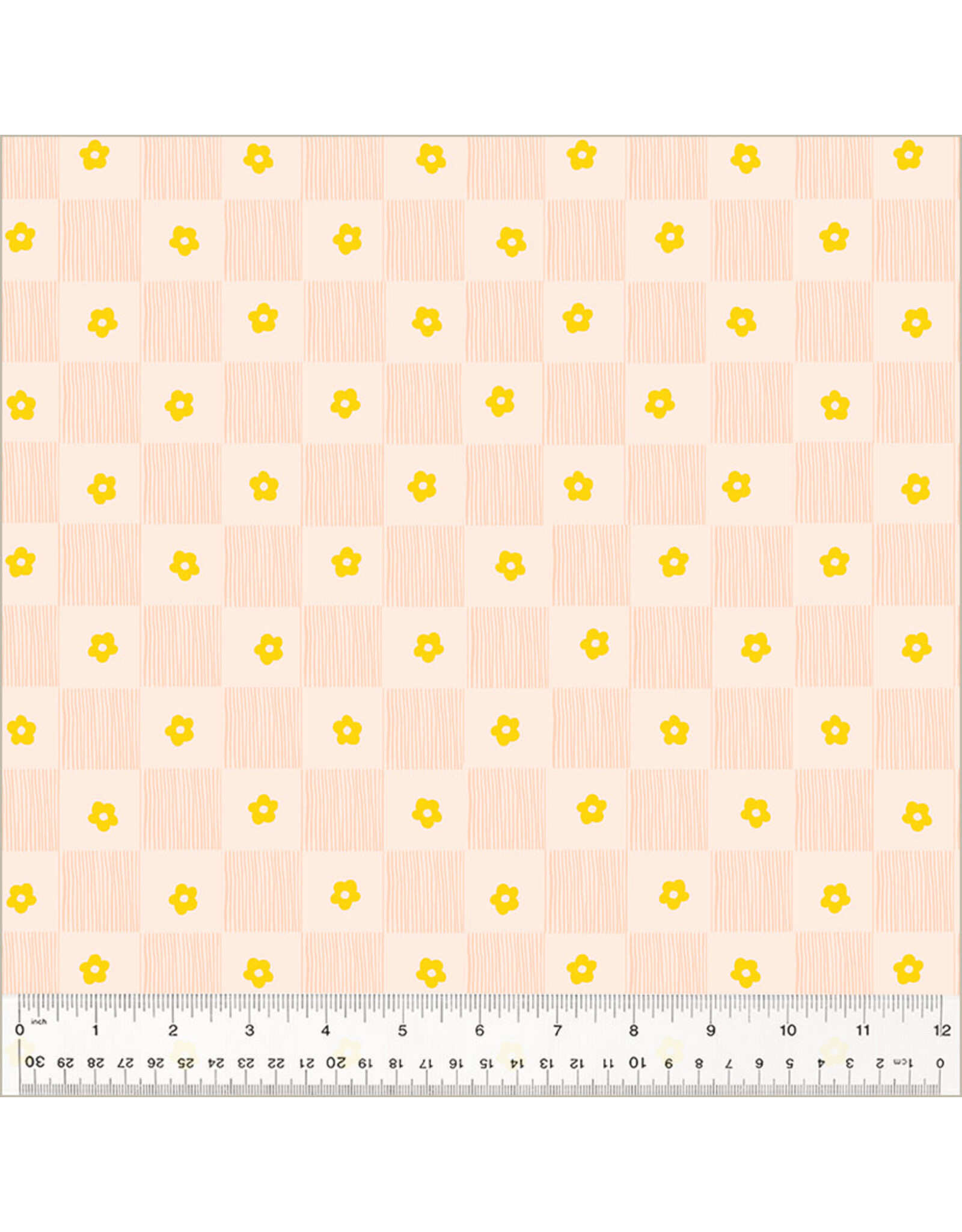 Heather Ross Ruby and Bee Blenders, Footpath in Gold, Fabric Half-Yards